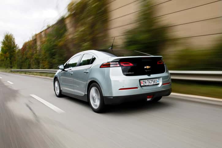 2012 chevy on sale volt range