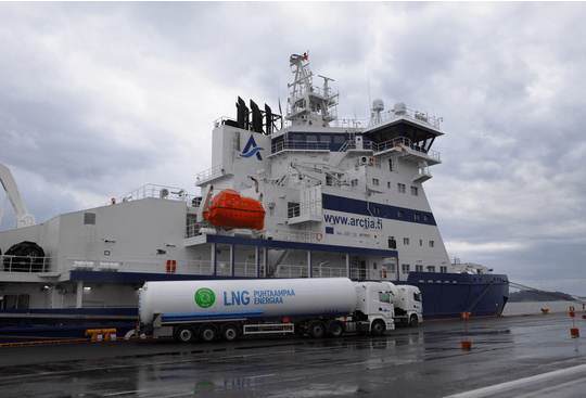 Skangas Provides Nat-Gas for Polaris LNG-Powered Icebreaker - NGT News