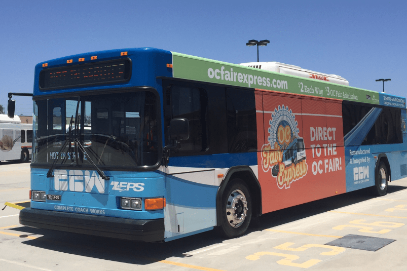 CCW Provides ZEPS Electric Bus to Orange County for Fair Route NGT News