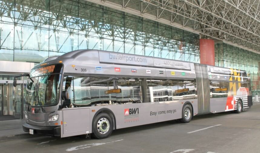 Bwi Marshall Airport Rolls Out New Cng Buses Ngt News
