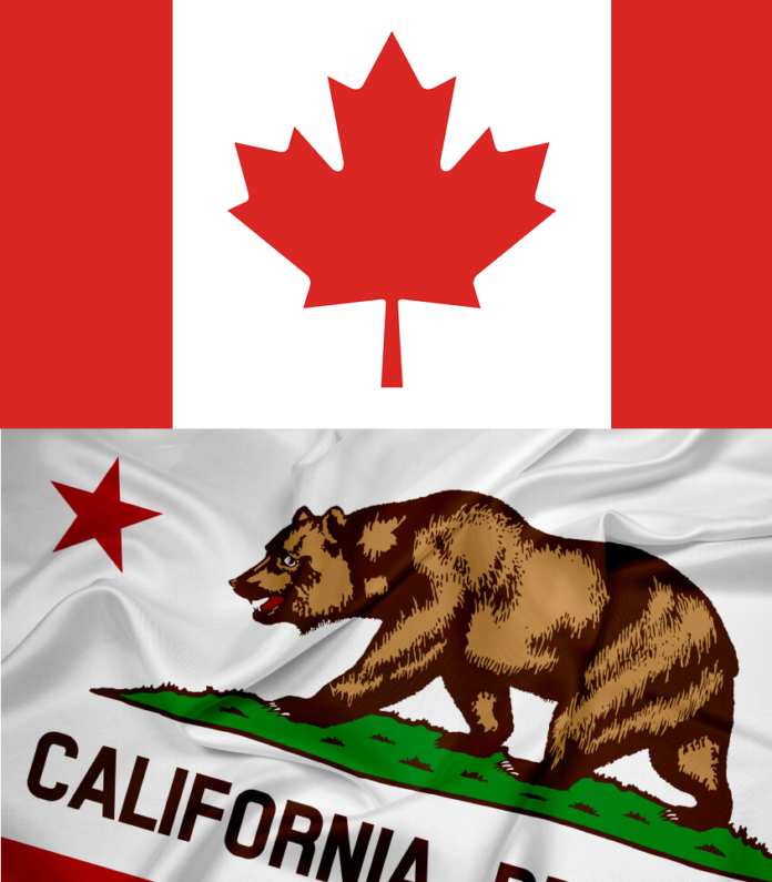 canada california